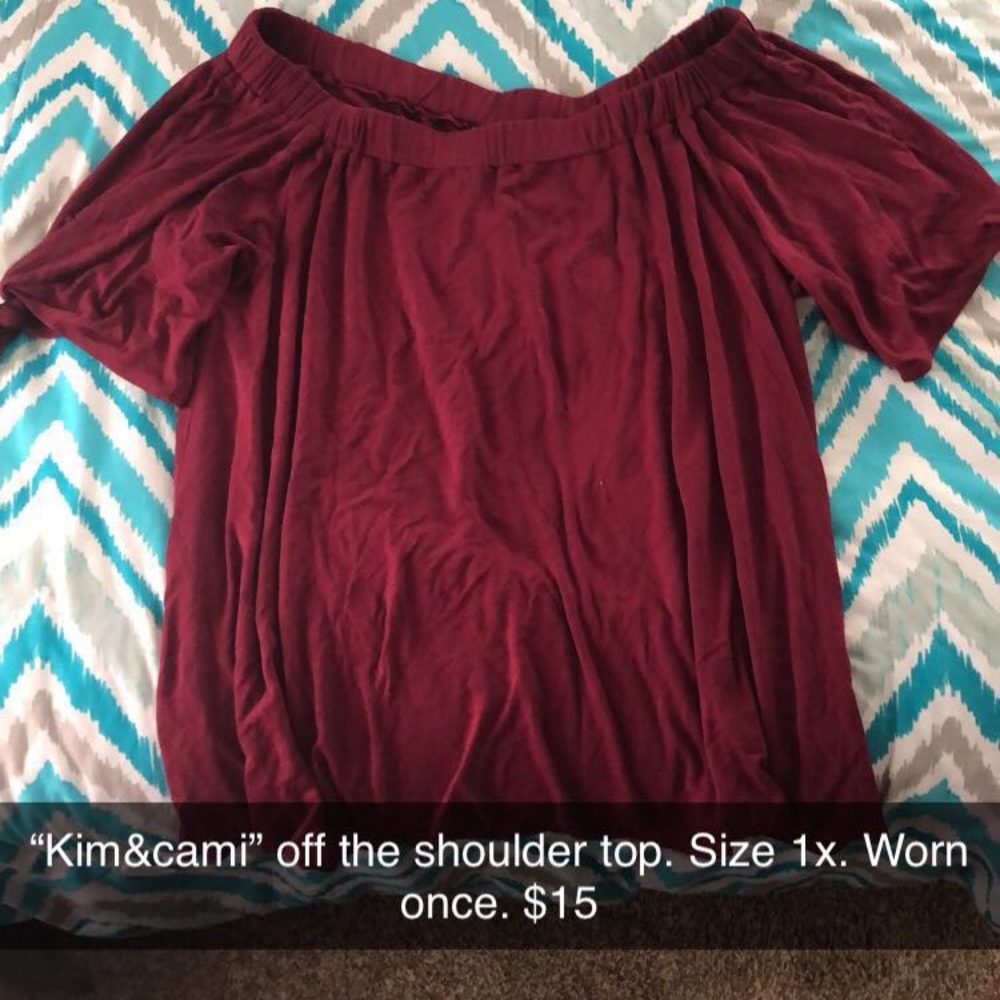 Off the shoulder top